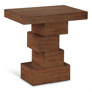 meridian furniture westmount walnut end table