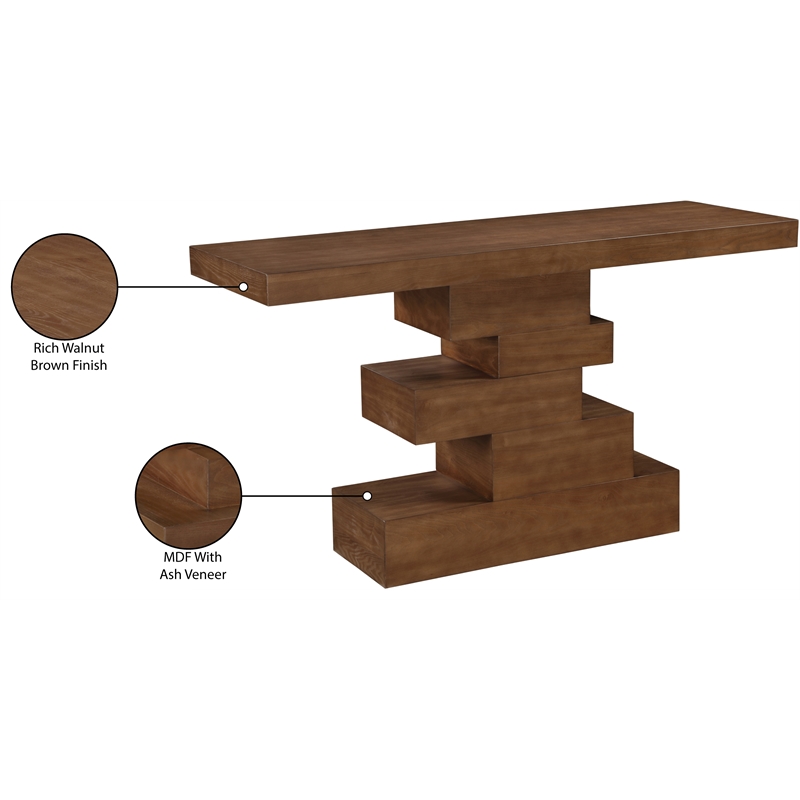 Meridian Furniture Westmount Walnut Console Table