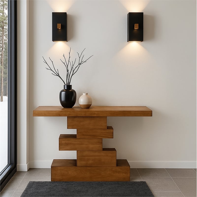 Meridian Furniture Westmount Walnut Console Table