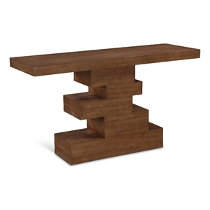 meridian furniture westmount walnut console table