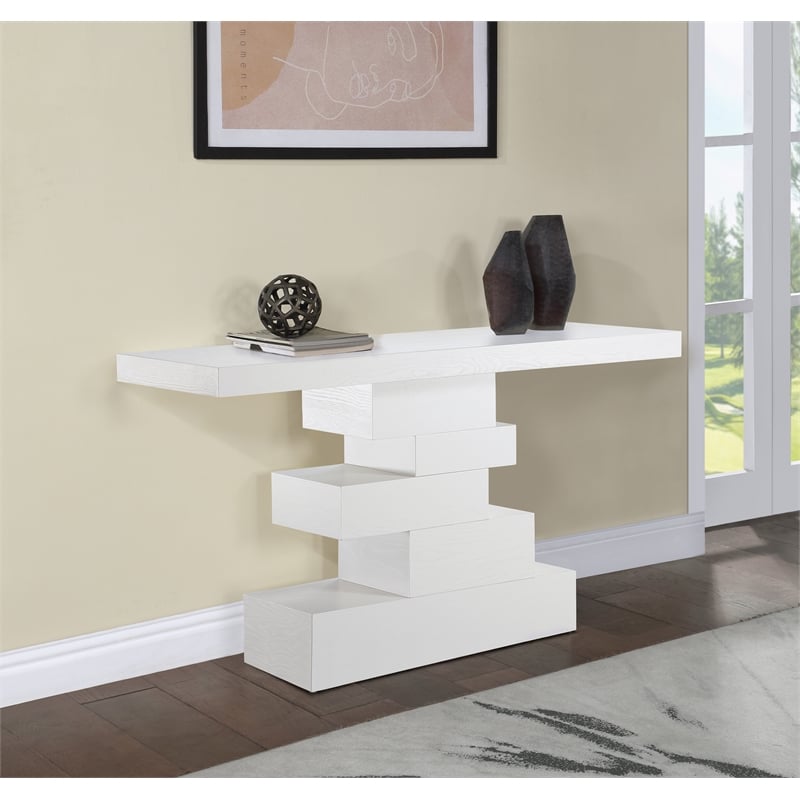 Meridian Furniture Westmount White Console Table