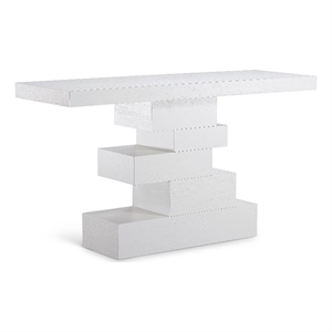 meridian furniture westmount white console table