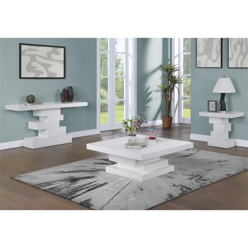 Meridian Furniture Westmount White Coffee Table