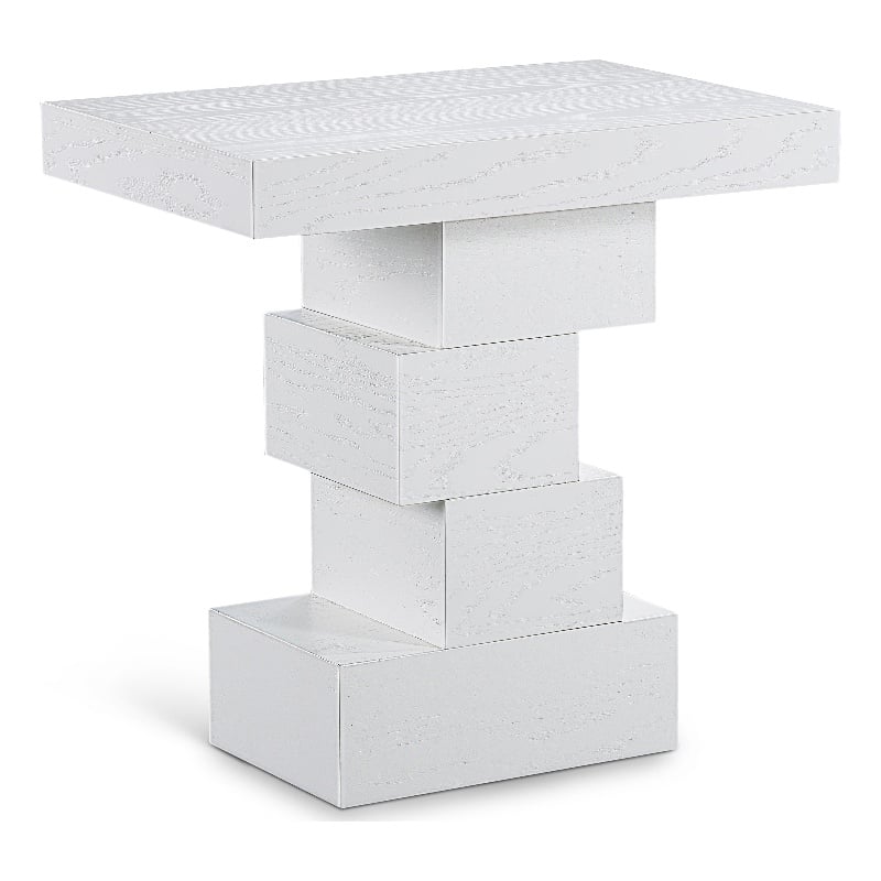 Meridian Furniture Westmount White End Table