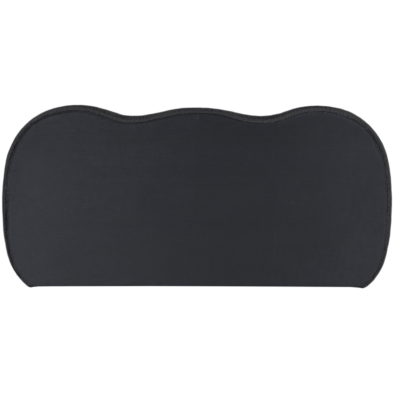 Meridian Furniture Hyde Contemporary Boucle Fabric Queen Bed in Black