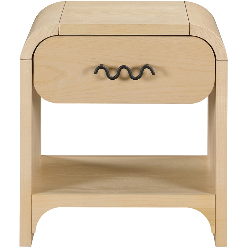 Meridian Furniture Hayes Natural Night Stand / Side Table