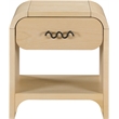 Meridian Furniture Hayes Natural Night Stand / Side Table