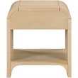 Meridian Furniture Hayes Natural Night Stand / Side Table