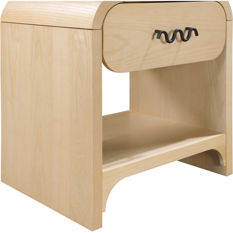 Meridian Furniture Hayes Natural Night Stand / Side Table