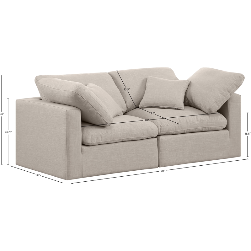 Meridian Furniture Indulge 70