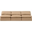 Meridian Furniture Indulge Tan Vegan Leather Modular Sofa