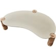 Meridian Furniture Thor Burl Wood and White Resin Coffee Table
