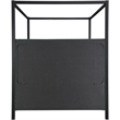 Meridian Furniture Kelly Black Boucle Fabric King Bed