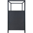 Meridian Furniture Kelly Black Boucle Fabric Twin Bed