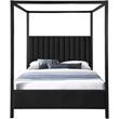 Meridian Furniture Kelly Green Boucle Fabric Full Bed