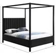 Meridian Furniture Kelly Green Boucle Fabric King Bed