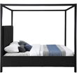 Meridian Furniture Kelly Green Boucle Fabric Queen Bed