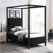 Meridian Furniture Kelly Green Boucle Fabric Twin Bed
