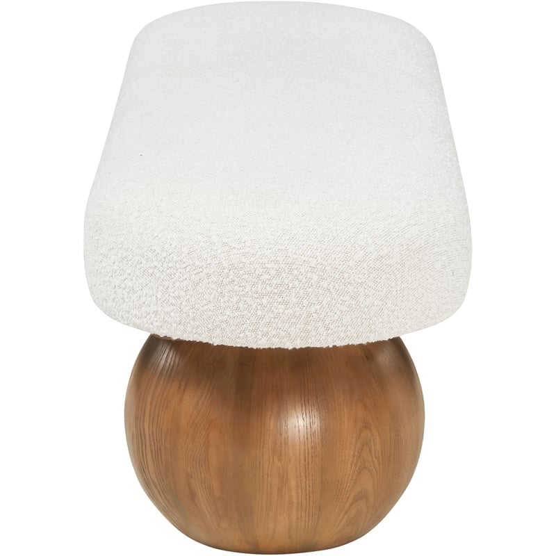 Meridian Furniture Bowies Cream Bench