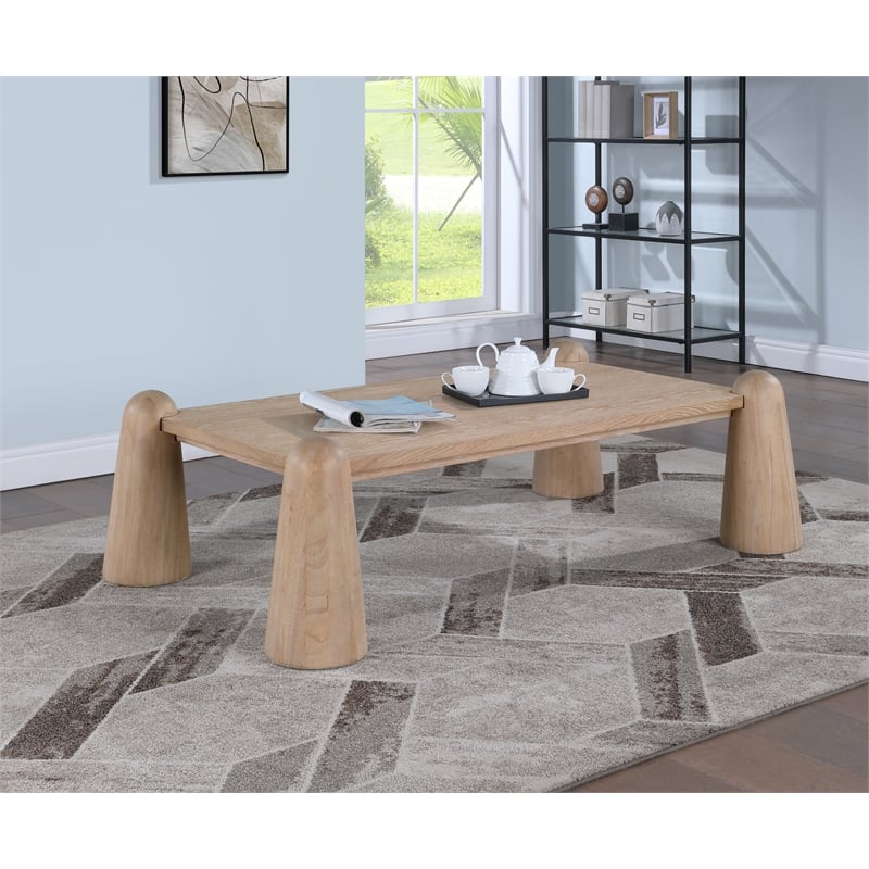 Meridian Furniture Wyndham Natural Coffee Table