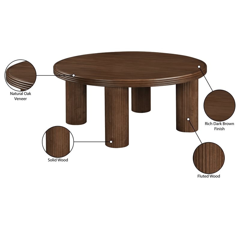 Meridian Furniture Hayden Brown Coffee Table