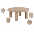 Meridian Furniture Hayden Natural Coffee Table