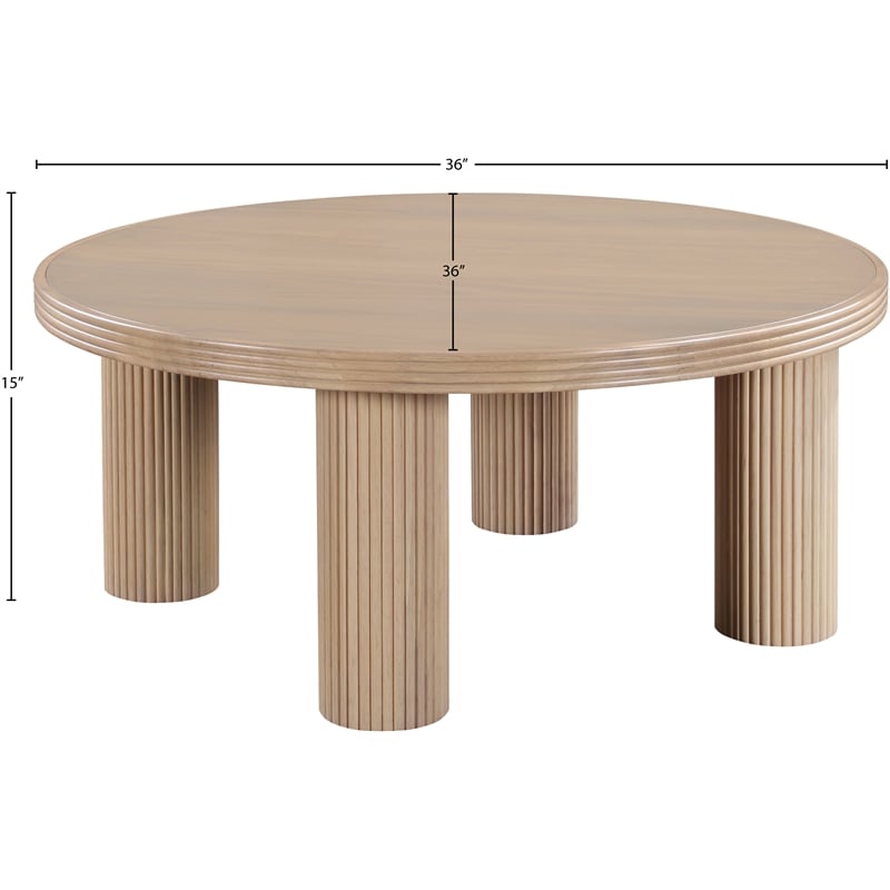 Meridian Furniture Hayden Natural Coffee Table
