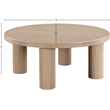 Meridian Furniture Hayden Natural Coffee Table
