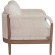 Meridian Furniture Maui Cream Resilient Fabric Outdoor Patio Chair