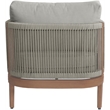 Meridian Furniture Maui Grey Resilient Fabric Outdoor Patio Chair