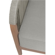 Meridian Furniture Maui Grey Resilient Fabric Outdoor Patio Loveseat