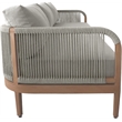 Meridian Furniture Maui Grey Resilient Fabric Outdoor Patio Sofa