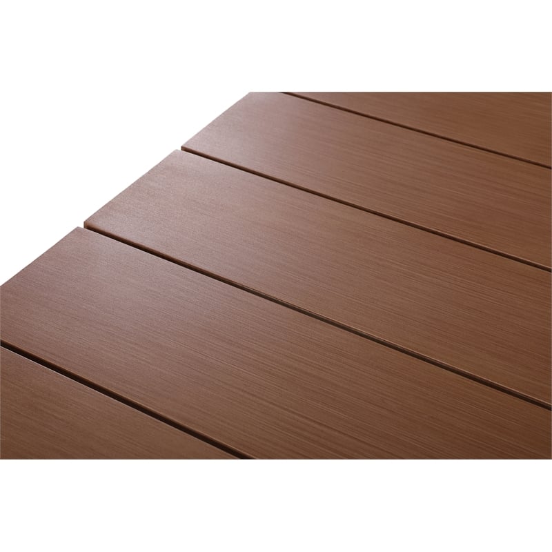 Meridian Furniture Maui Natural Outdoor Patio Dining Table