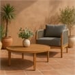 Meridian Furniture Maui Natural Outdoor Patio Coffee Table