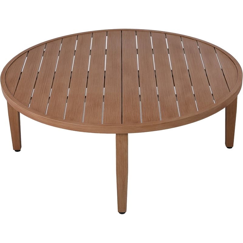 Meridian Furniture Maui Natural Outdoor Patio Coffee Table