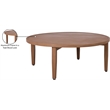 Meridian Furniture Maui Natural Outdoor Patio Coffee Table