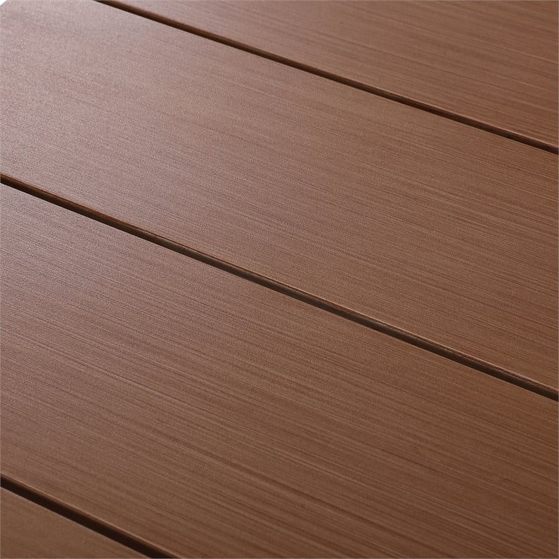 Meridian Furniture Maui Natural Outdoor Patio End Table