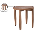 Meridian Furniture Maui Natural Outdoor Patio End Table