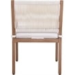 Meridian Furniture Maui Cream Outdoor Patio Dining Arm Chair (Set of 2)