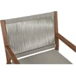 Meridian Furniture Maui Grey Outdoor Patio Dining Arm Chair (Set of 2)