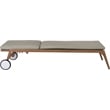 Meridian Furniture Maui Grey Water Resisting Fabric Outdoor Patio Lounger