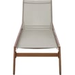 Meridian Furniture Maui Grey Water Resisting Fabric Outdoor Patio Lounger