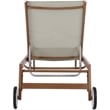 Meridian Furniture Maui Grey Water Resisting Fabric Outdoor Patio Lounger