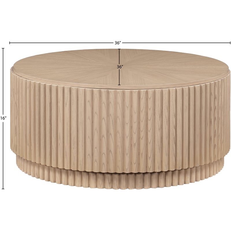Meridian Furniture Ronin Natural Coffee Table