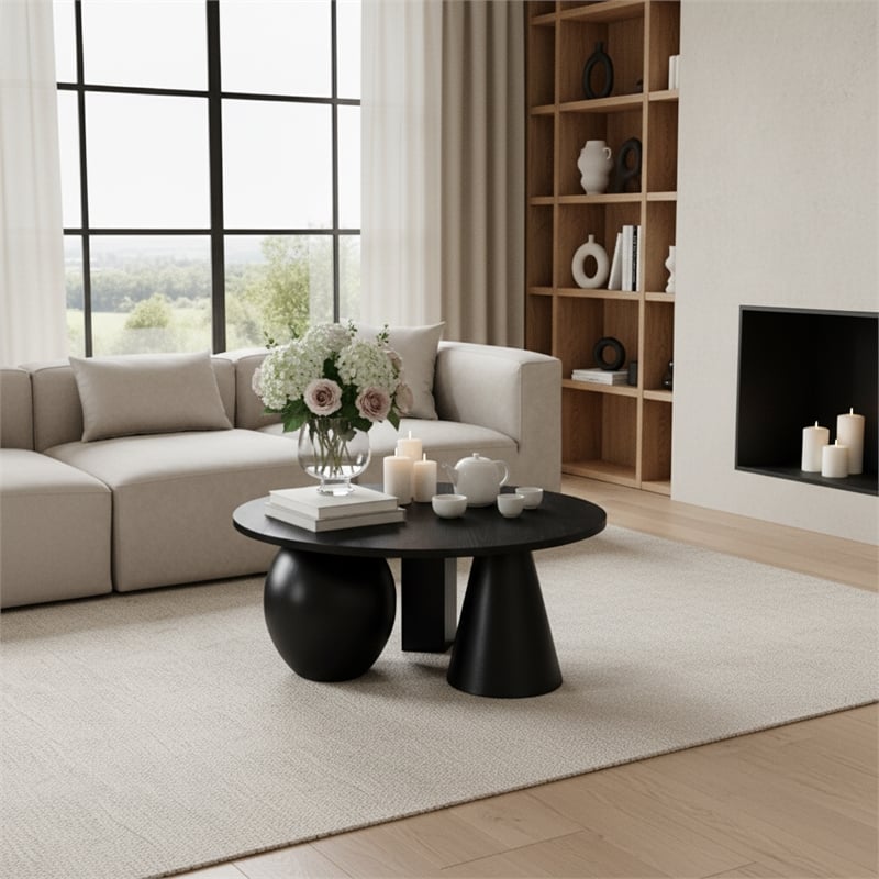 Meridian Furniture Revive Black Coffee Table