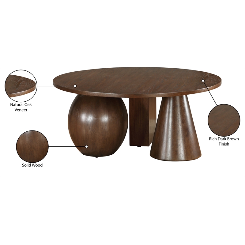 Meridian Furniture Revive Brown Coffee Table