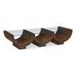 Meridian Furniture Beverwil Brown Coffee Table