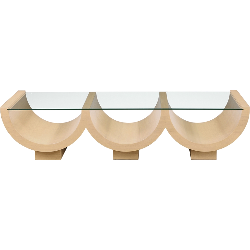 Meridian Furniture Beverwil Natural Oak Coffee Table