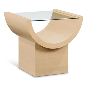 Meridian Furniture Beverwil Natural Oak End Table