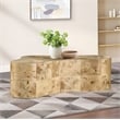 Meridian Furniture Zaire Burl Coffee Table